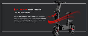 Fast and Furious Obarter X7 Off-Road Scooter 56 Mph Boasts 124 Miles of Range