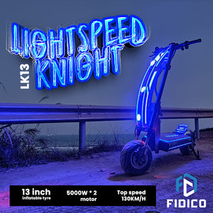 Fidico Light Speed scooter 5000w*2 Dual motor 72v 45ah 50ah 60ah 100ah 130kmh scooter