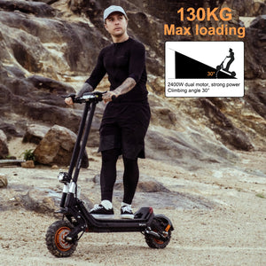 SUNNYTIMES G63 2400W DUAL MOTOR ELECTRIC SCOOTER （Removable battery set and seat）